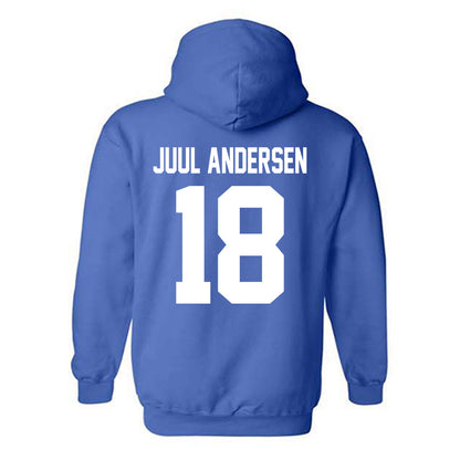 Kentucky - NCAA Men's Soccer : Marcus Juul Andersen - Classic Shersey Hooded Sweatshirt-1