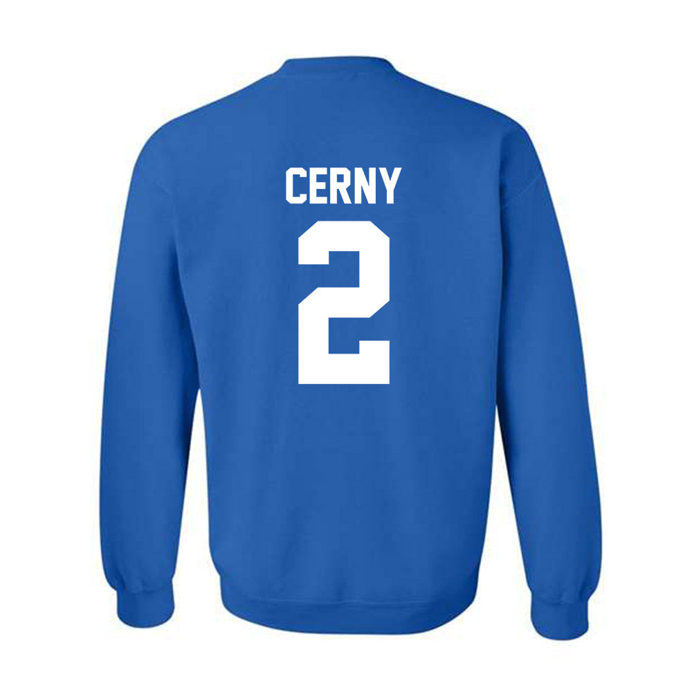 Kentucky - NCAA Baseball : Tyler Cerny - Classic Shersey Crewneck Sweatshirt-1