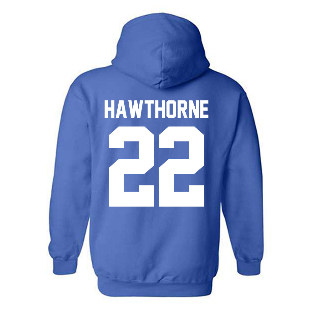 Kentucky - NCAA Men's Basketball : Braydon Hawthorne - Classic Shersey Hooded Sweatshirt-1