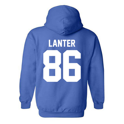 Kentucky - NCAA Football : Cole Lanter - Classic Shersey Hooded Sweatshirt-1