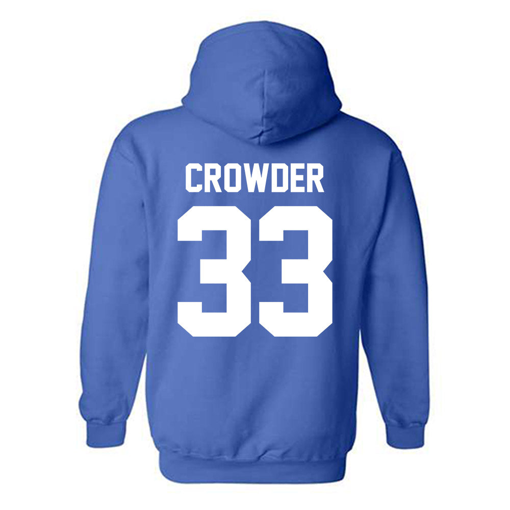 Kentucky - NCAA Football : Rico Crowder - Classic Shersey Hooded Sweatshirt-1