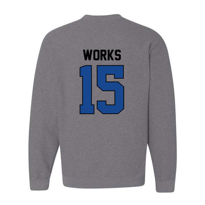 Kentucky - NCAA Football : Cedric Works - Classic Shersey Crewneck Sweatshirt-1