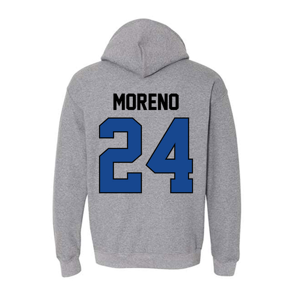 Kentucky - NCAA Men's Basketball : Malachi Moreno - Classic Shersey Hooded Sweatshirt-1