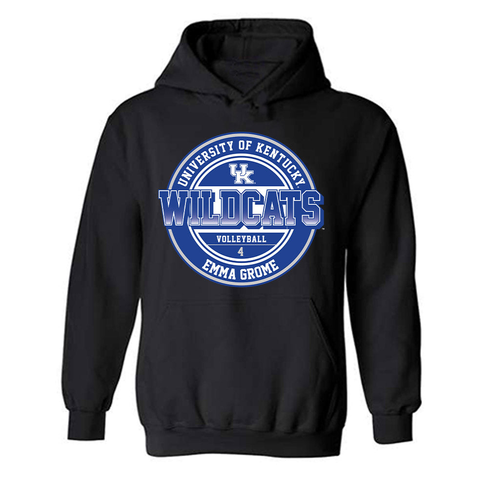 Kentucky - NCAA Women's Volleyball : Emma Grome - Classic Fashion Shersey Hooded Sweatshirt