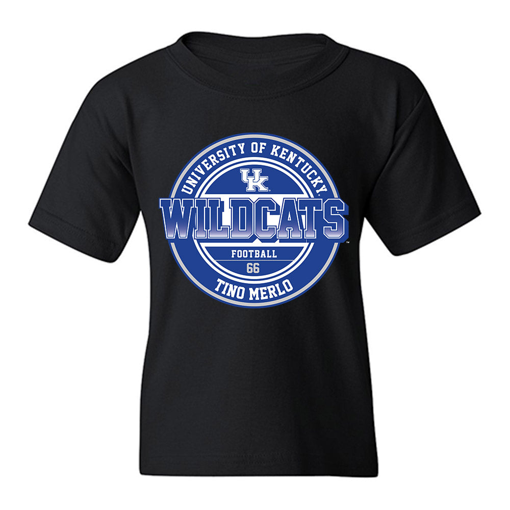 Kentucky - NCAA Football : Tino Merlo - Classic Fashion Shersey Youth T-Shirt-0