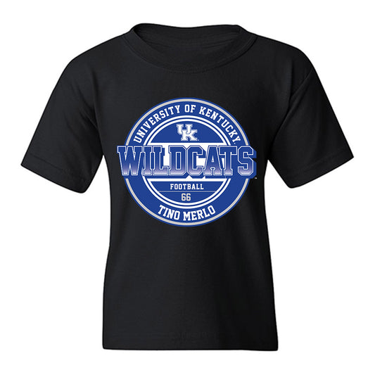 Kentucky - NCAA Football : Tino Merlo - Classic Fashion Shersey Youth T-Shirt-0