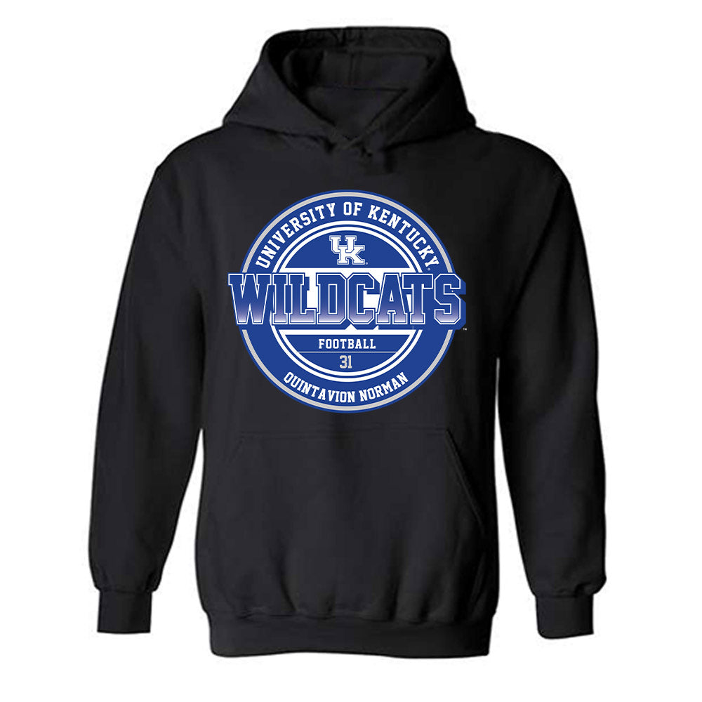 Kentucky - NCAA Football : Quintavion Norman - Classic Fashion Shersey Hooded Sweatshirt-0