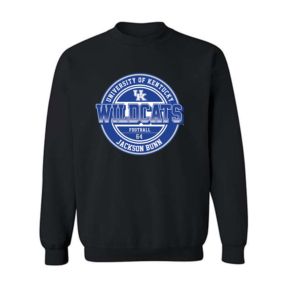 Kentucky - NCAA Football : Jackson Bunn - Classic Fashion Shersey Crewneck Sweatshirt