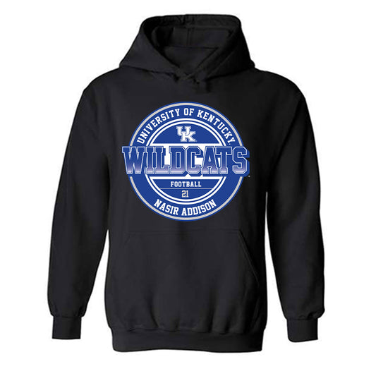 Kentucky - NCAA Football : Nasir Addison - Classic Fashion Shersey Hooded Sweatshirt-0