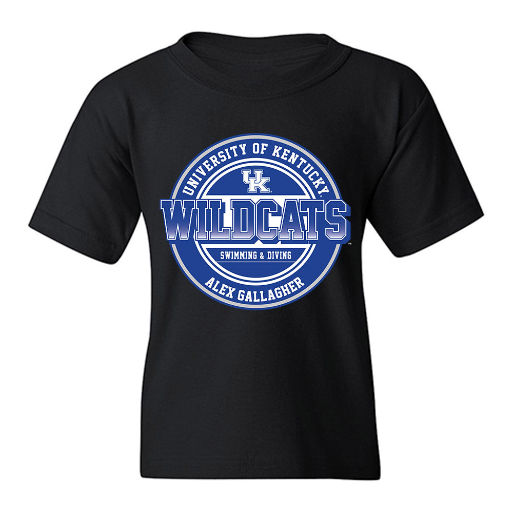 Kentucky - NCAA Men's Swimming & Diving : Alex Gallagher - Classic Fashion Shersey Youth T-Shirt