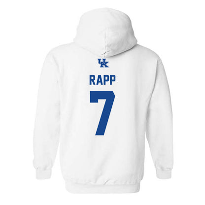 Kentucky - NCAA Women's Soccer : Catherine Rapp - Classic Shersey Hooded Sweatshirt-1