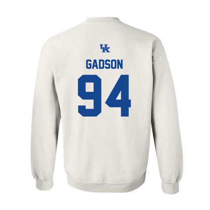 Kentucky - NCAA Football : Tavion Gadson - Classic Shersey Crewneck Sweatshirt-1