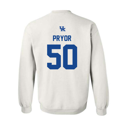 Kentucky - NCAA Baseball : Will Pryor - Classic Shersey Crewneck Sweatshirt-1