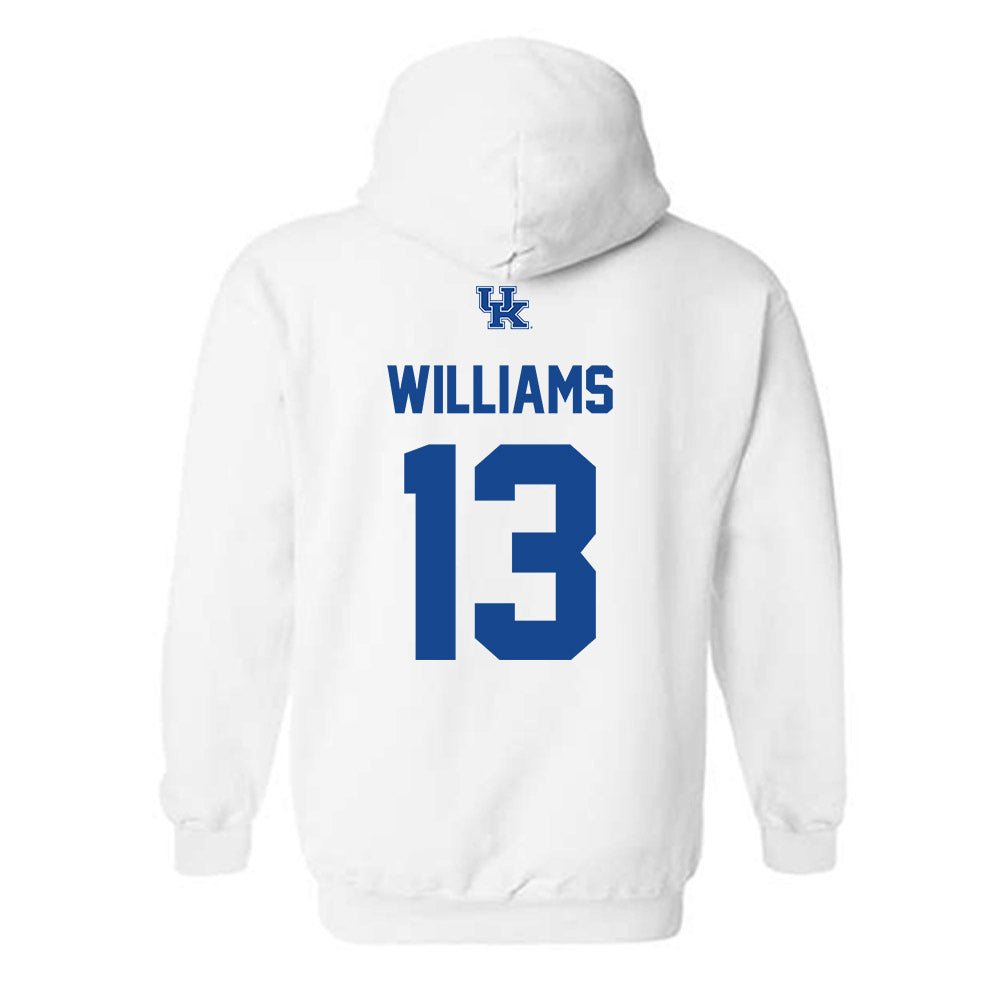 Kentucky - NCAA Football : Dyllon Williams - Classic Shersey Hooded Sweatshirt-1