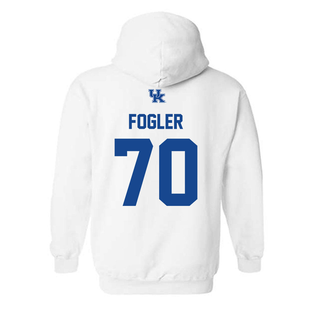 Kentucky - NCAA Football : Rob Fogler - Classic Shersey Hooded Sweatshirt-1