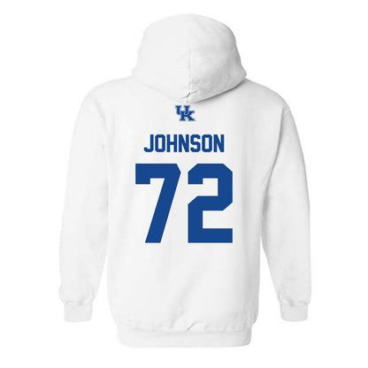 Kentucky - NCAA Football : Hayes Johnson - Classic Shersey Hooded Sweatshirt-1