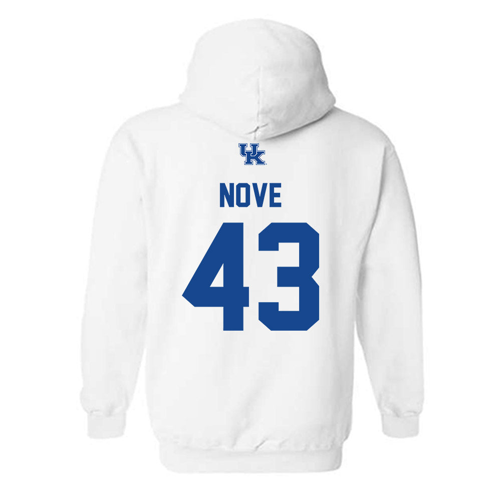 Kentucky - NCAA Baseball : Jackson Nove - Classic Fashion Shersey Hooded Sweatshirt-1