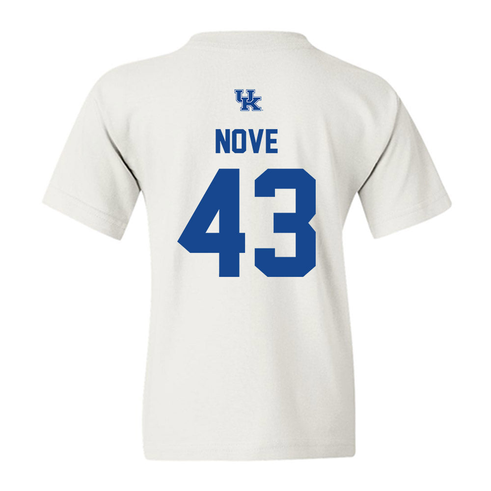 Kentucky - NCAA Baseball : Jackson Nove - Classic Fashion Shersey Youth T-Shirt-1