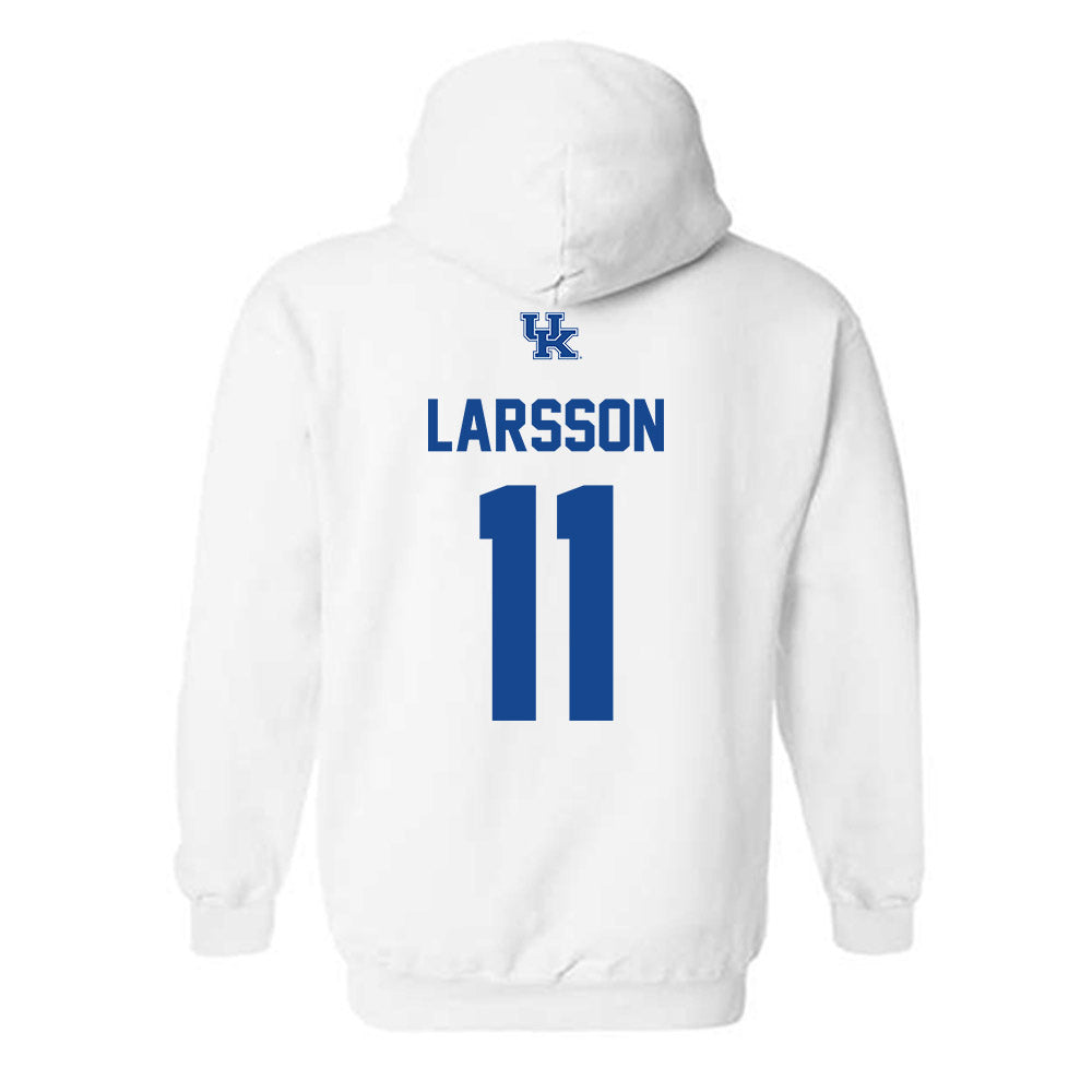 Kentucky - NCAA Men's Soccer : Kevin Larsson - Classic Shersey Hooded Sweatshirt-1