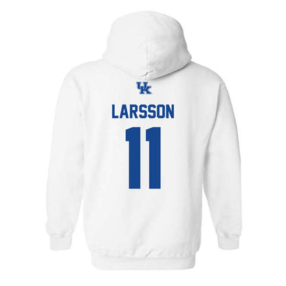 Kentucky - NCAA Men's Soccer : Kevin Larsson - Classic Shersey Hooded Sweatshirt-1