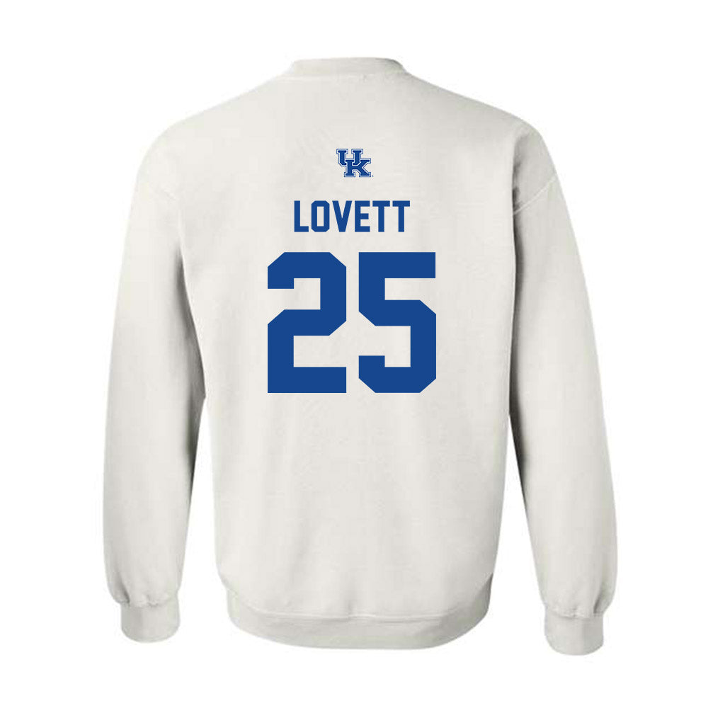 Kentucky - NCAA Football : Jordan Lovett - Classic Shersey Crewneck Sweatshirt-1