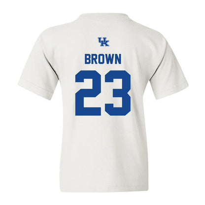 Kentucky - NCAA Baseball : Hudson Brown - Classic Shersey Youth T-Shirt-1