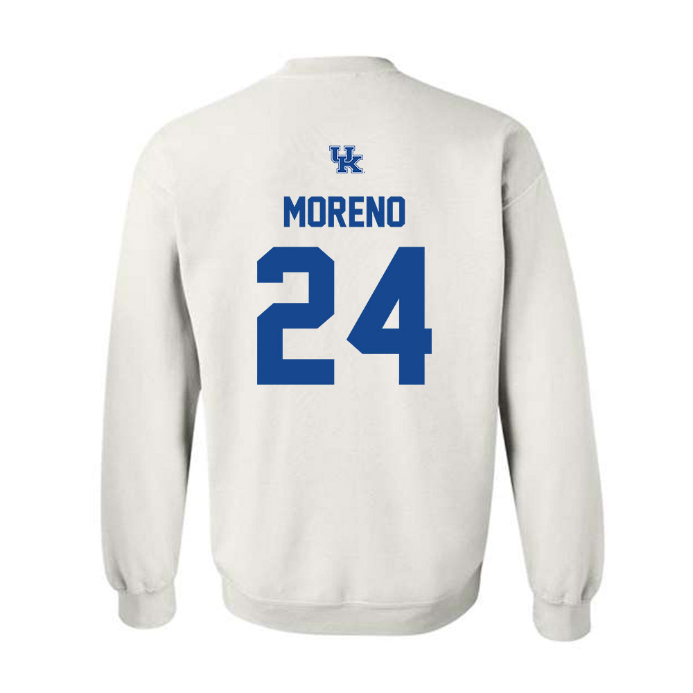 Kentucky - NCAA Men's Basketball : Malachi Moreno - Classic Shersey Crewneck Sweatshirt-1