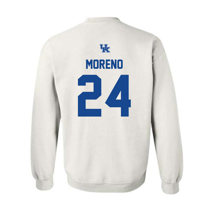Kentucky - NCAA Men's Basketball : Malachi Moreno - Classic Shersey Crewneck Sweatshirt-1
