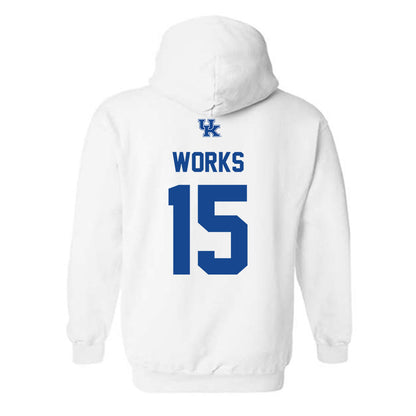 Kentucky - NCAA Football : Cedric Works - Classic Shersey Hooded Sweatshirt-1
