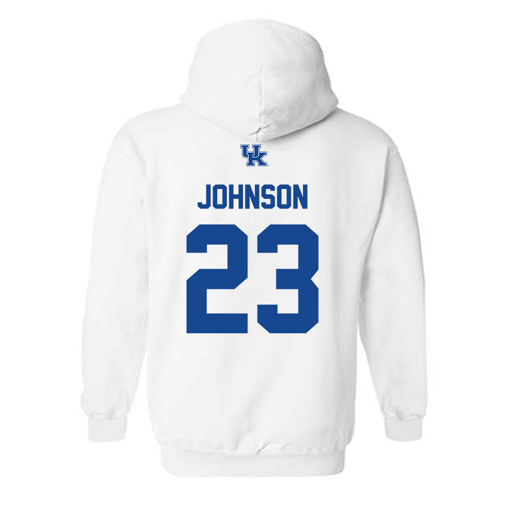 Kentucky - NCAA Men's Soccer : Lewis Johnson - Classic Fashion Shersey Hooded Sweatshirt