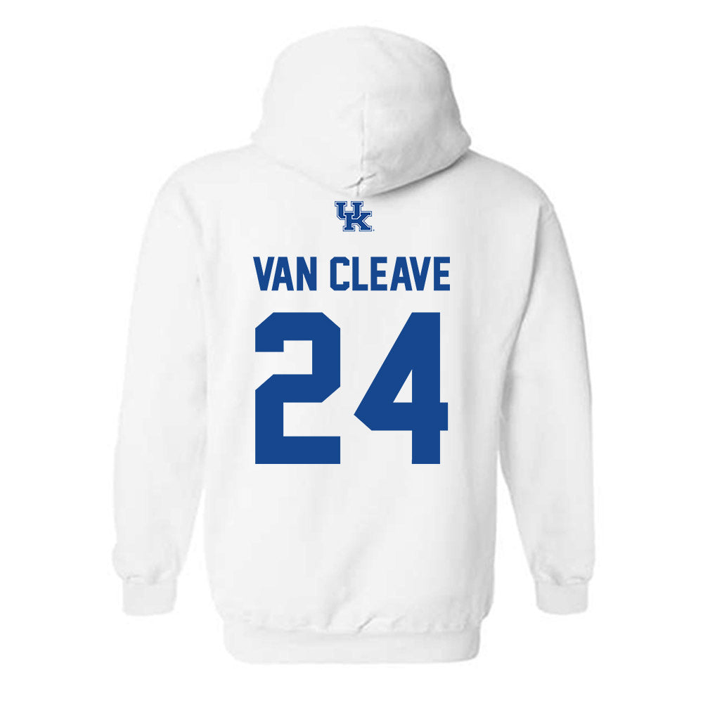 Kentucky - NCAA Baseball : Braxton Van Cleave - Classic Shersey Hooded Sweatshirt-1