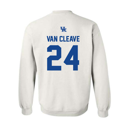 Kentucky - NCAA Baseball : Braxton Van Cleave - Classic Shersey Crewneck Sweatshirt-1