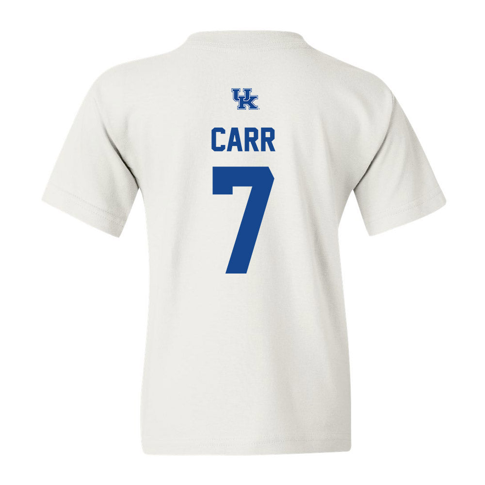 Kentucky - NCAA Men's Basketball : Andrew Carr - Classic Fashion Shersey Youth T-Shirt