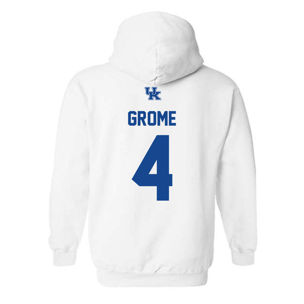 Kentucky - NCAA Women's Volleyball : Emma Grome - Classic Fashion Shersey Hooded Sweatshirt