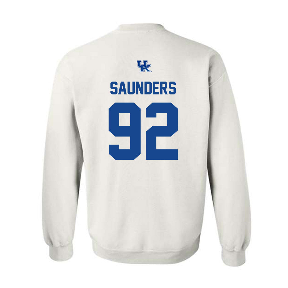 Kentucky - NCAA Football : Kahlil Saunders - Classic Shersey Crewneck Sweatshirt-1