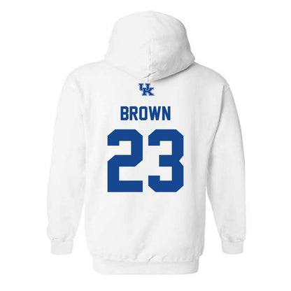 Kentucky - NCAA Baseball : Hudson Brown - Classic Shersey Hooded Sweatshirt-1