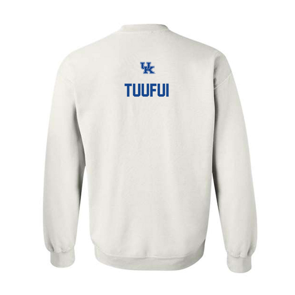 Kentucky - NCAA Men's Swimming & Diving : Falemana Tuufui - Classic Shersey Crewneck Sweatshirt-1