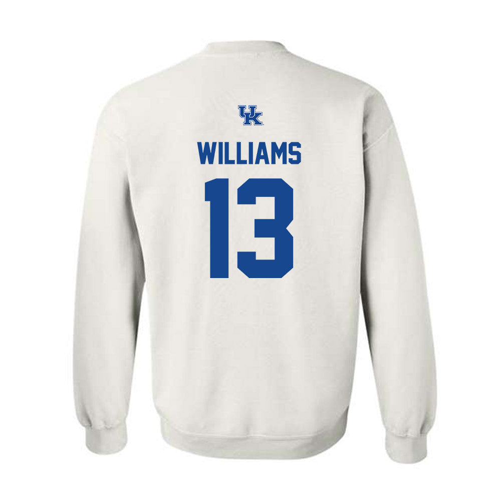Kentucky - NCAA Football : Dyllon Williams - Classic Shersey Crewneck Sweatshirt-1