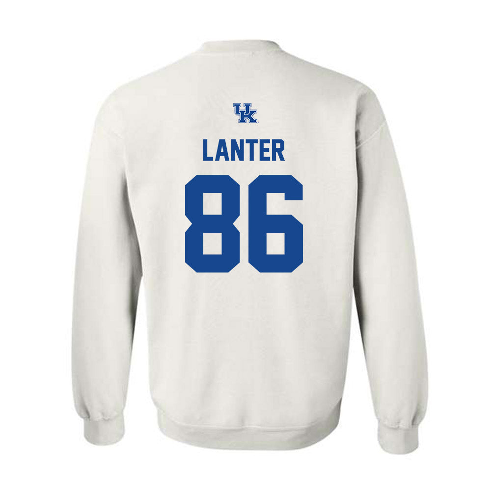 Kentucky - NCAA Football : Cole Lanter - Classic Shersey Crewneck Sweatshirt-1