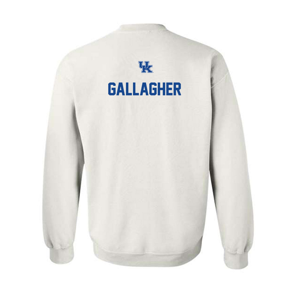 Kentucky - NCAA Men's Swimming & Diving : Alex Gallagher - Classic Fashion Shersey Crewneck Sweatshirt