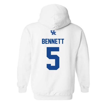 Kentucky - NCAA Baseball : Jack Bennett - Classic Shersey Hooded Sweatshirt-1