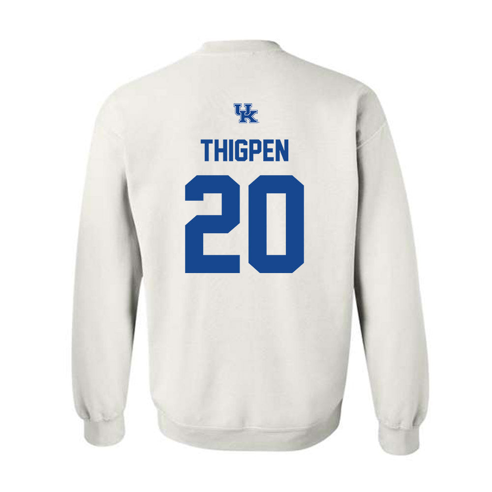 Kentucky - NCAA Women's Volleyball : Asia Thigpen - Classic Fashion Shersey Crewneck Sweatshirt-1