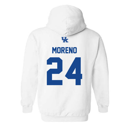 Kentucky - NCAA Men's Basketball : Malachi Moreno - Classic Shersey Hooded Sweatshirt-1