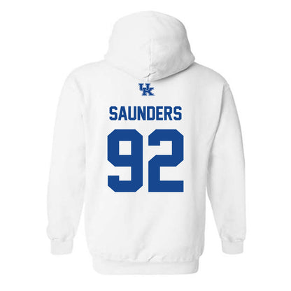 Kentucky - NCAA Football : Kahlil Saunders - Classic Shersey Hooded Sweatshirt-1