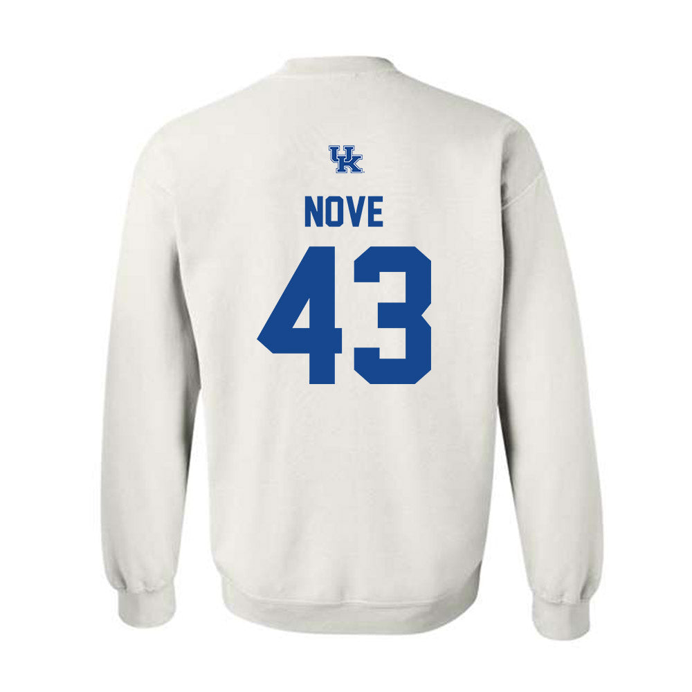 Kentucky - NCAA Baseball : Jackson Nove - Classic Fashion Shersey Crewneck Sweatshirt-1