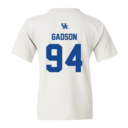 Kentucky - NCAA Football : Tavion Gadson - Classic Shersey Youth T-Shirt-1
