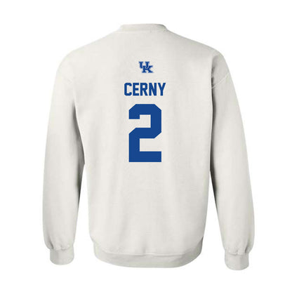 Kentucky - NCAA Baseball : Tyler Cerny - Classic Shersey Crewneck Sweatshirt-1
