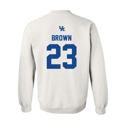 Kentucky - NCAA Baseball : Hudson Brown - Classic Shersey Crewneck Sweatshirt-1