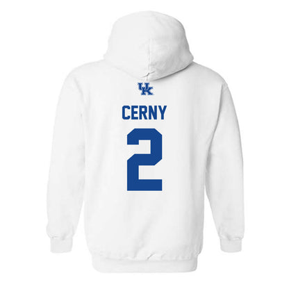 Kentucky - NCAA Baseball : Tyler Cerny - Classic Shersey Hooded Sweatshirt-1