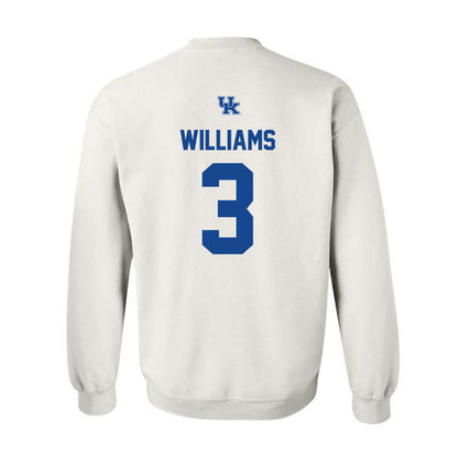 Kentucky - NCAA Men's Basketball : Kam Williams - Classic Shersey Crewneck Sweatshirt-1